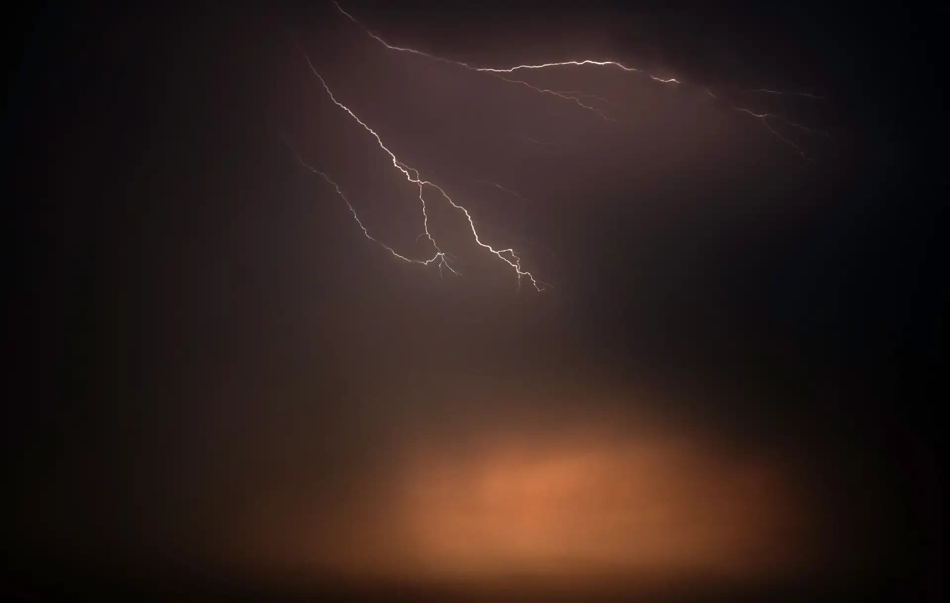 The sky was roaring and lightnings were falling all night. I took my camera and went to the roof to take some shots. It was risky but I got some good shots in the end.