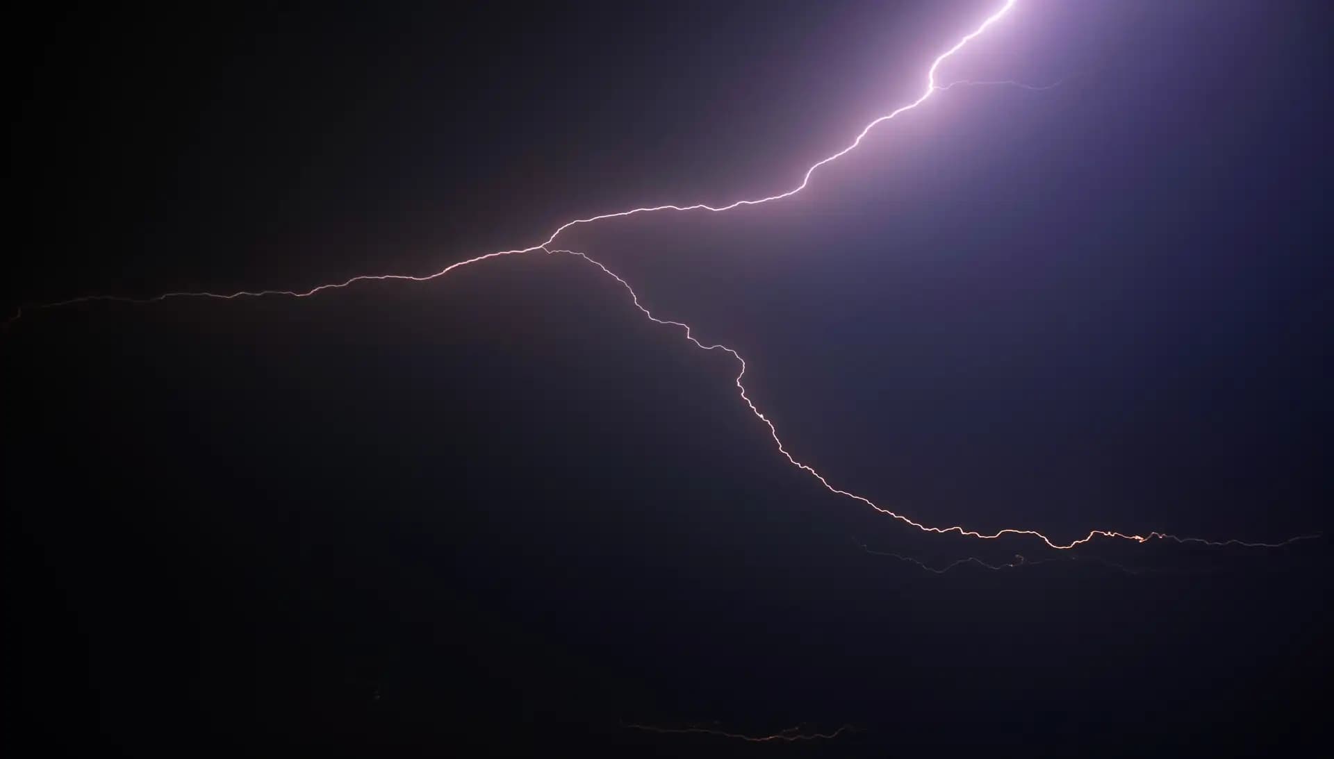 The sky was roaring and lightnings were falling all night. I took my camera and went to the roof to take some shots. It was risky but I got some good shots in the end.