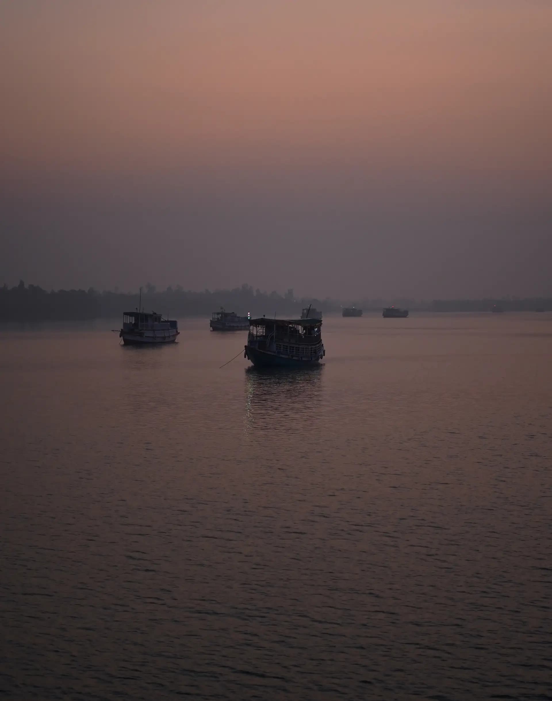 A beautiful dawn at Sundarban.