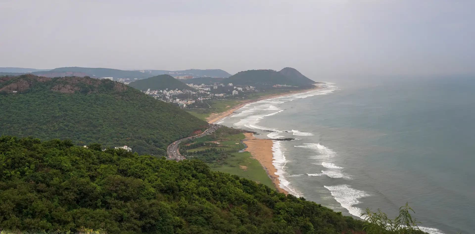 A scenic view from Kailasagiri.