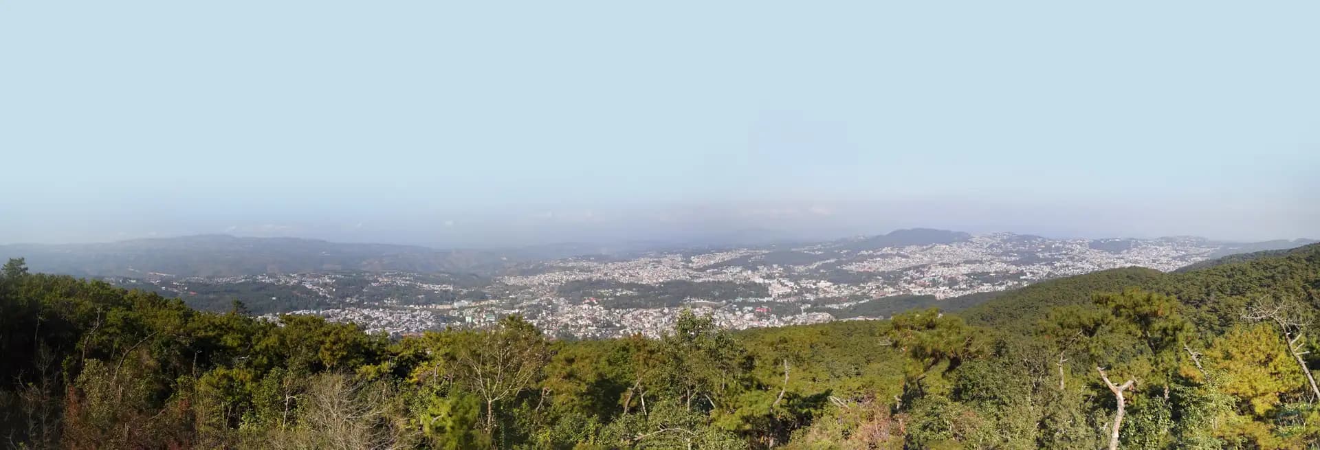 A scenic view from the Shilong View Point.